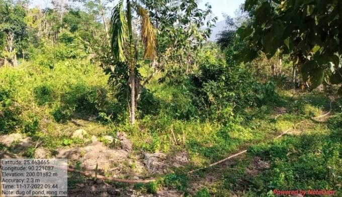 C:\Users\user\Desktop\Picture data base\Upper Dopgre\starting work as on 18th Nov 22 upper Dopgre\Dug out pond Rongmeram site.jpg